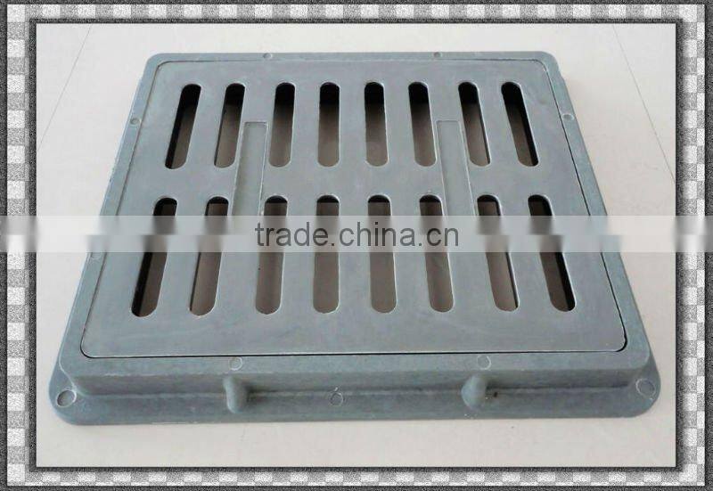 Rectanguar plastic gully grating