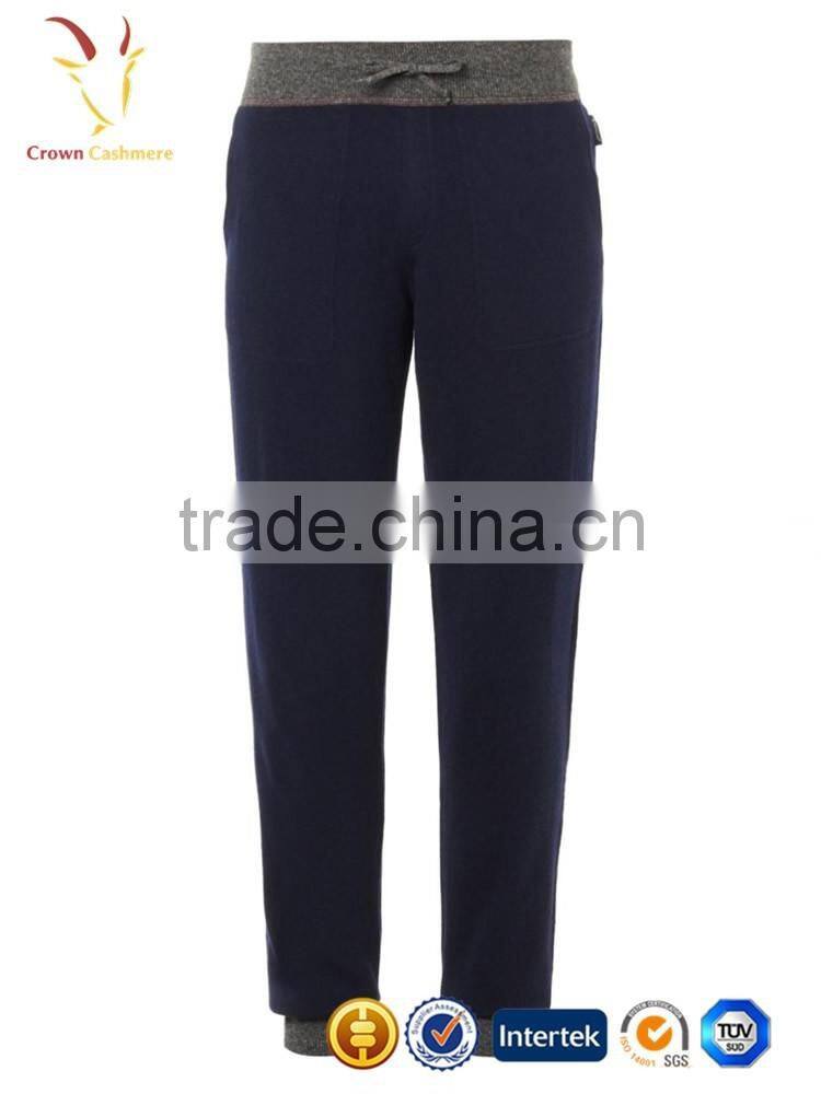 Men's 100% cashmere Knitted pants