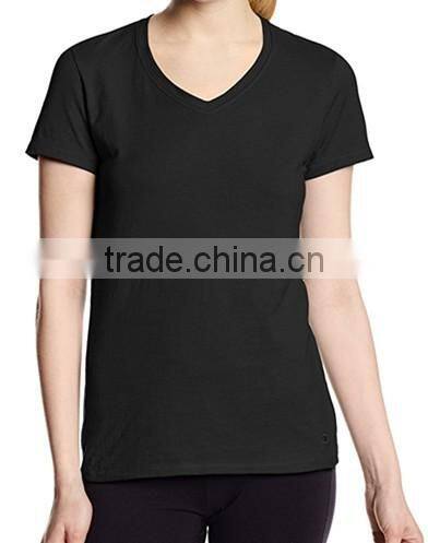 plain no design 100% microfiber polyester t- shirts for women