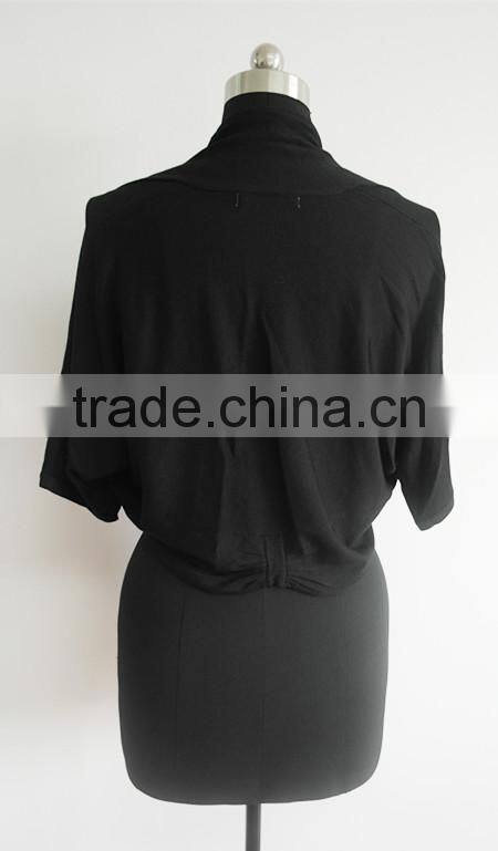 Very Fashion knitted black poncho sexy sweater pattern