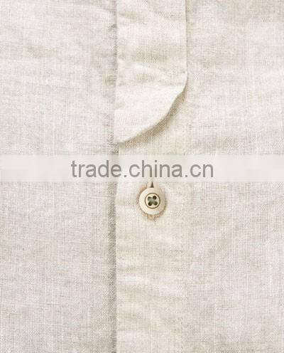 short sleeve linen shirts for men 2016 new design man shirt