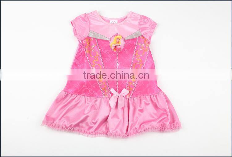 2015 fashion baby silk sleepwear
