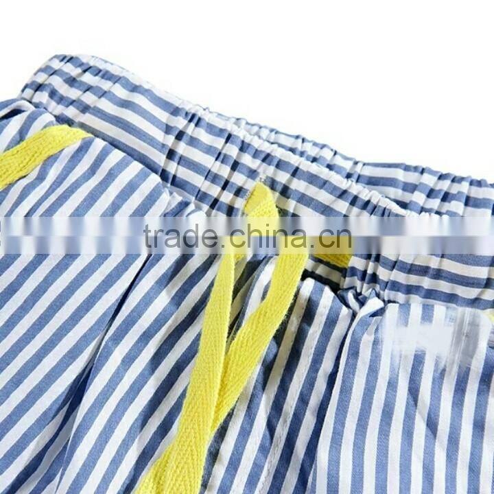 2016 Baby Boys Clothing Set Fish Printed long T-Shirt + Striped Long Pants 2pcs Outfits Casual Summer Kids Clothes