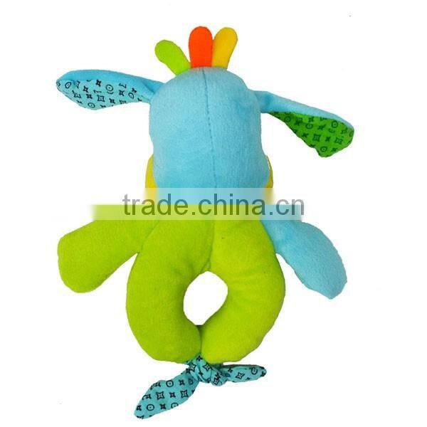 Cute Plush toy with ring for formative education/enlighten education
