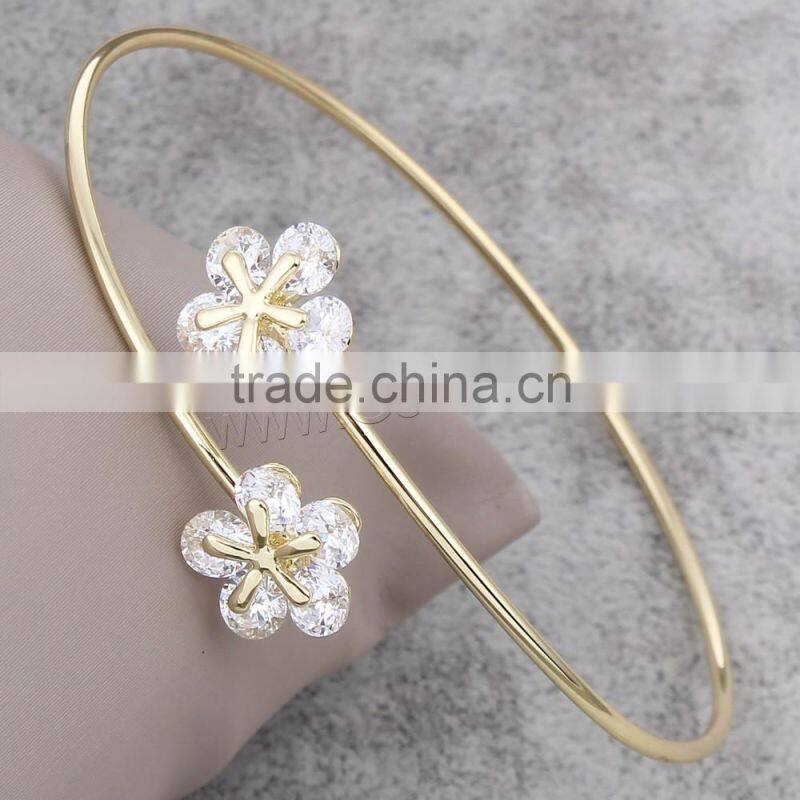 adjustable wire bangle bracelet wholesale Fashion Zinc Alloy Bangle brand bangle