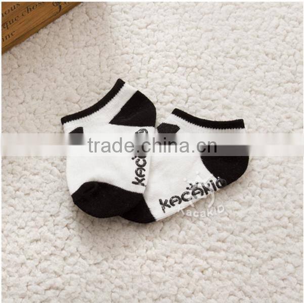 cute animal baby cotton socks, silicone print baby socks