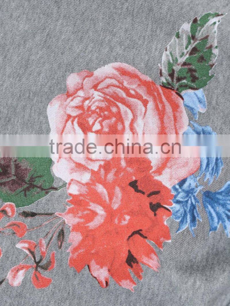 new style original fashion custom womens printed crewneck fleece sweatshirts LH5868