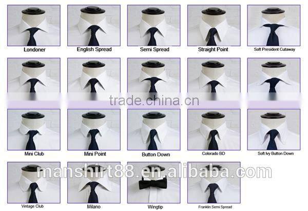 boy' s fancy long sleeve contrast spread collar and cuff casual shirt