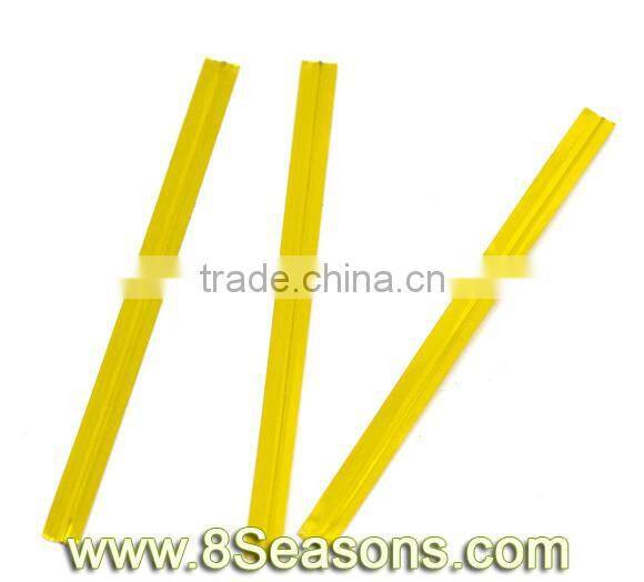 2 Packets(1500PCs) Metallic Gold Plated Twist Ties 6cm,8seasons
