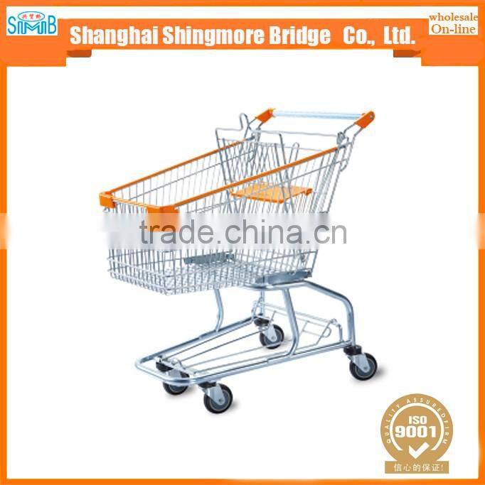 hot sales good quality 120L American style trolley for supermarket