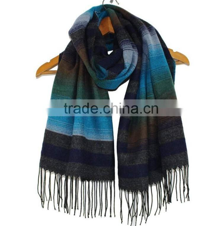 7 Colors Fashion Hot Sale Classic Blanket Oversize Wholesale Grandient Pashmina scarf