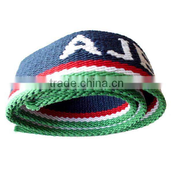 High strength cotton belt webbing