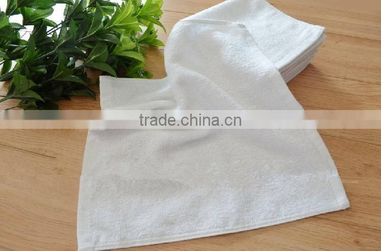 100% cotton customized size face towel for hotel