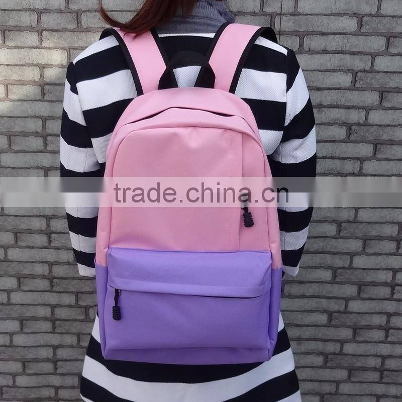 Factory direct wholesale brand Harajuku backpack canvas bag hit Korean maple leaf color for men and women students