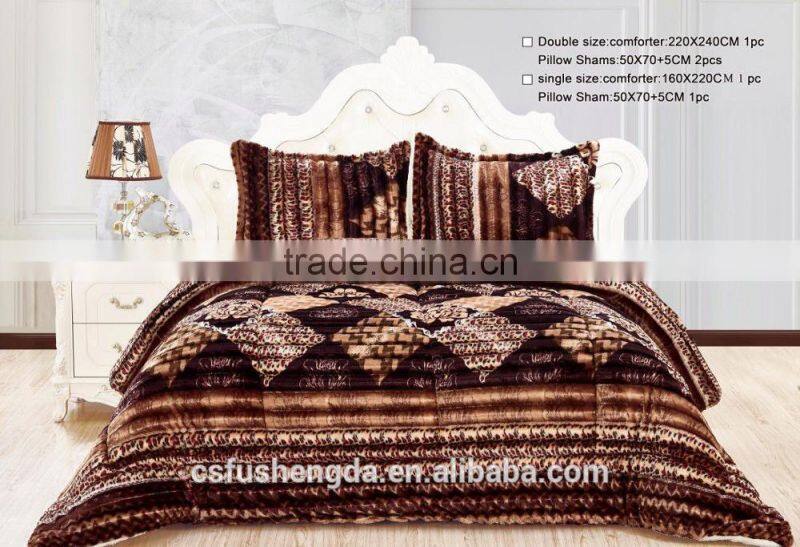 copy patchwork printing shining pv plush fabric for home textile