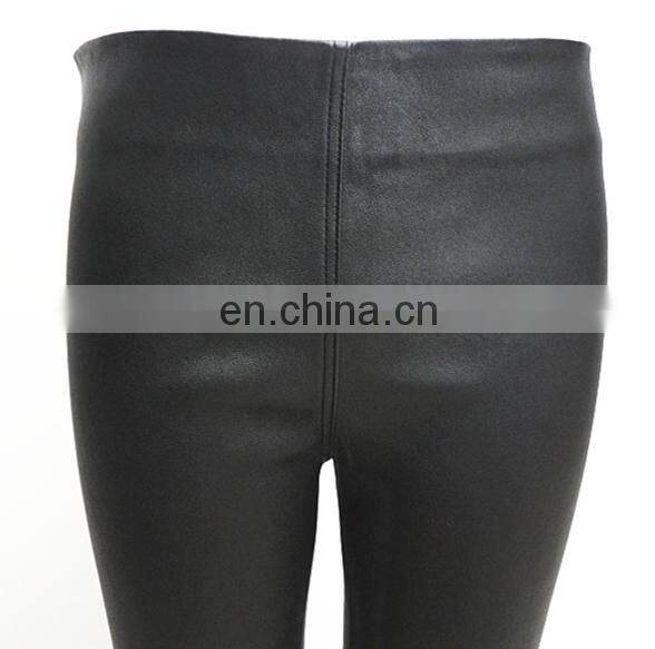 wholesale stretch leather legging stretch pants for women