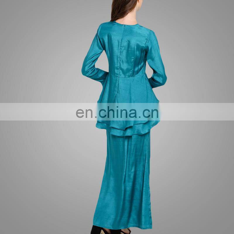 Fashion muslim baju kurung mordern islamic women clothing in malaysia