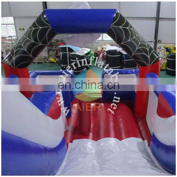 New spiderman inflatable slide /giant slide for sale