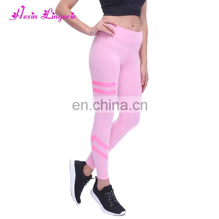 Oem Alphabet Flora Fashion Wicking Opaqu Track Yoga Women Sport Pants