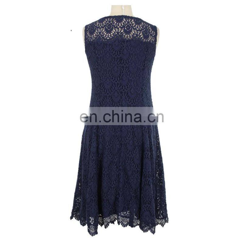 Crochet Lace Dress Women Evening Dress Occasion Wear