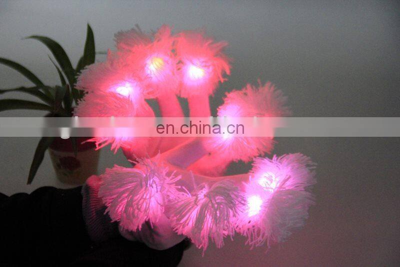 Festival cheap led gloves LED Flash Luminous glove Fluorescence glove for Christmas