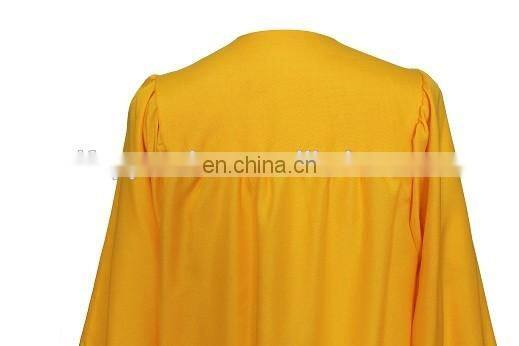 Wholesale Gold Graduation Gown For University/School