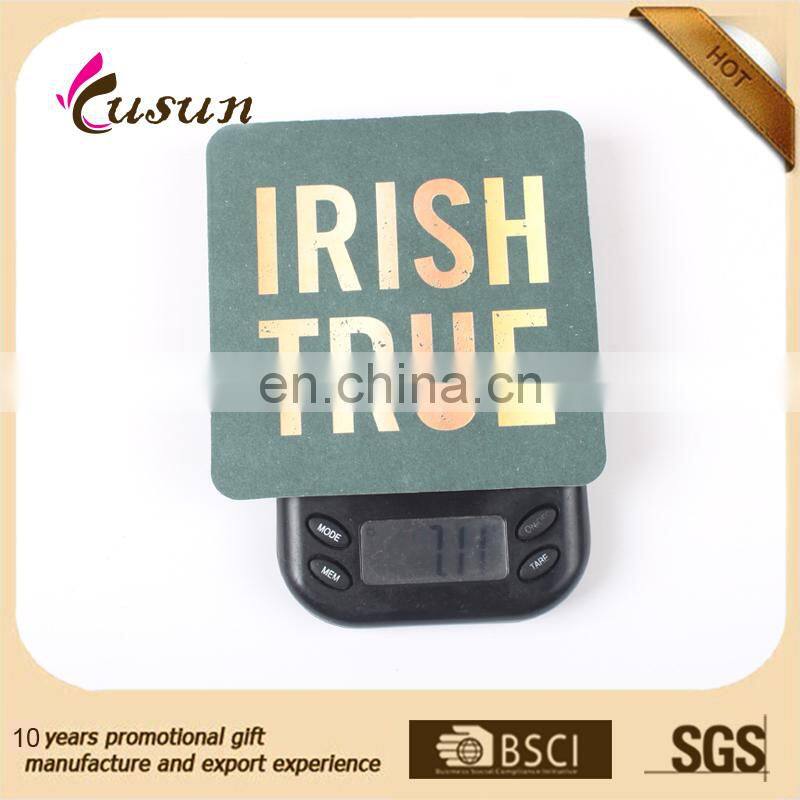 2015 new design home decoration paper coaster