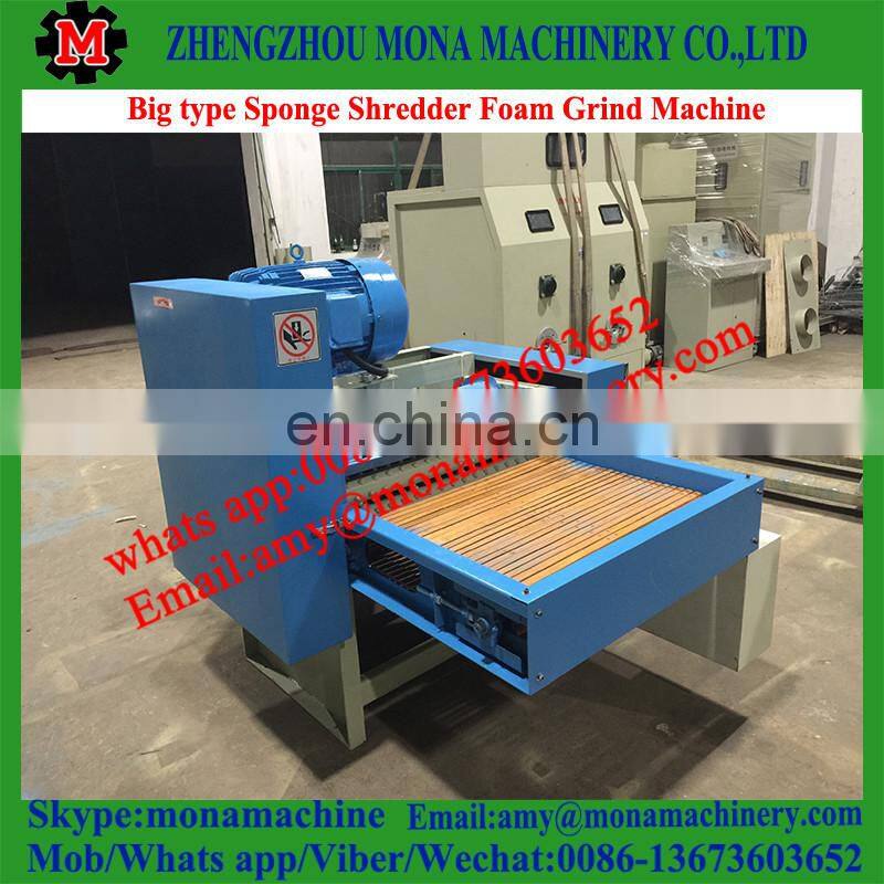 Successed technical reliable quality Sponge smashing machine|foam shredding machine|Foam Crushing Machine
