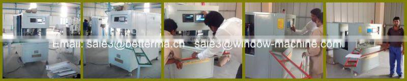 Automatic CNC corner cleaning UPVC door machine for UPVC window door production line