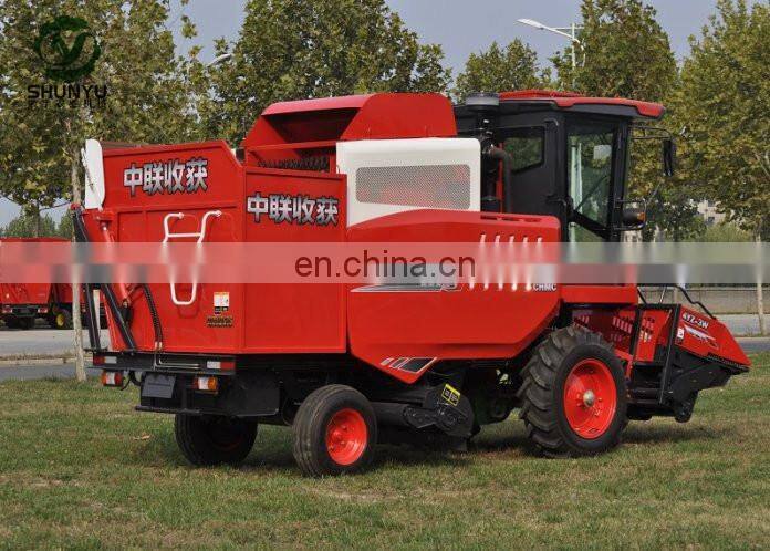 3 rows 140HP Zoomlion Corn Maize Combine Harvester