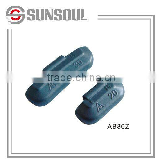 Auto Part Pb Zn Plated Wheel Weight