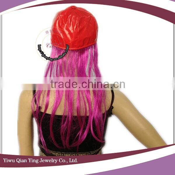 fashion red wig cap hairstyles