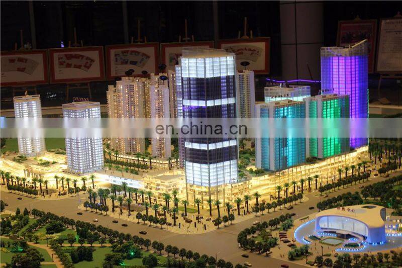 Foam board architectural models for presentation and exhibition