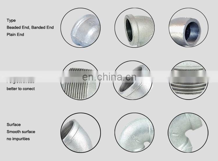 china hardware galvanized malleable iron pipe fittings