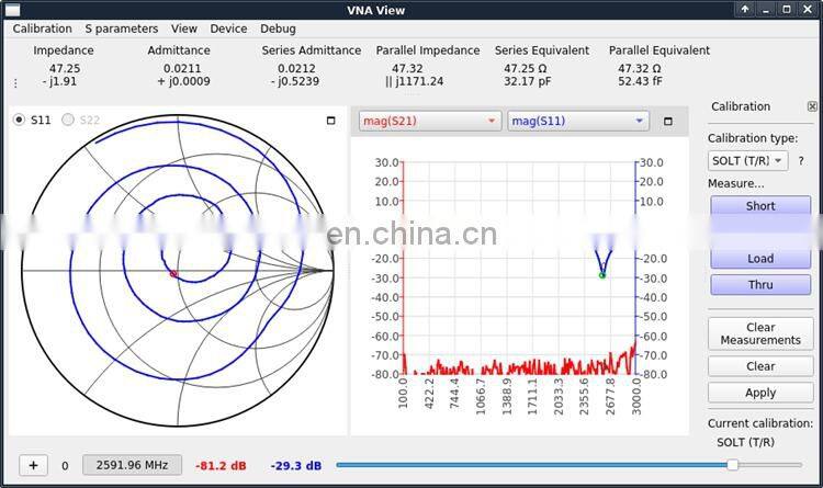 50K-3GHz NanoVNA Vector Network Analyzer Antenna Analyzer For Shortwave HF VHF UHF