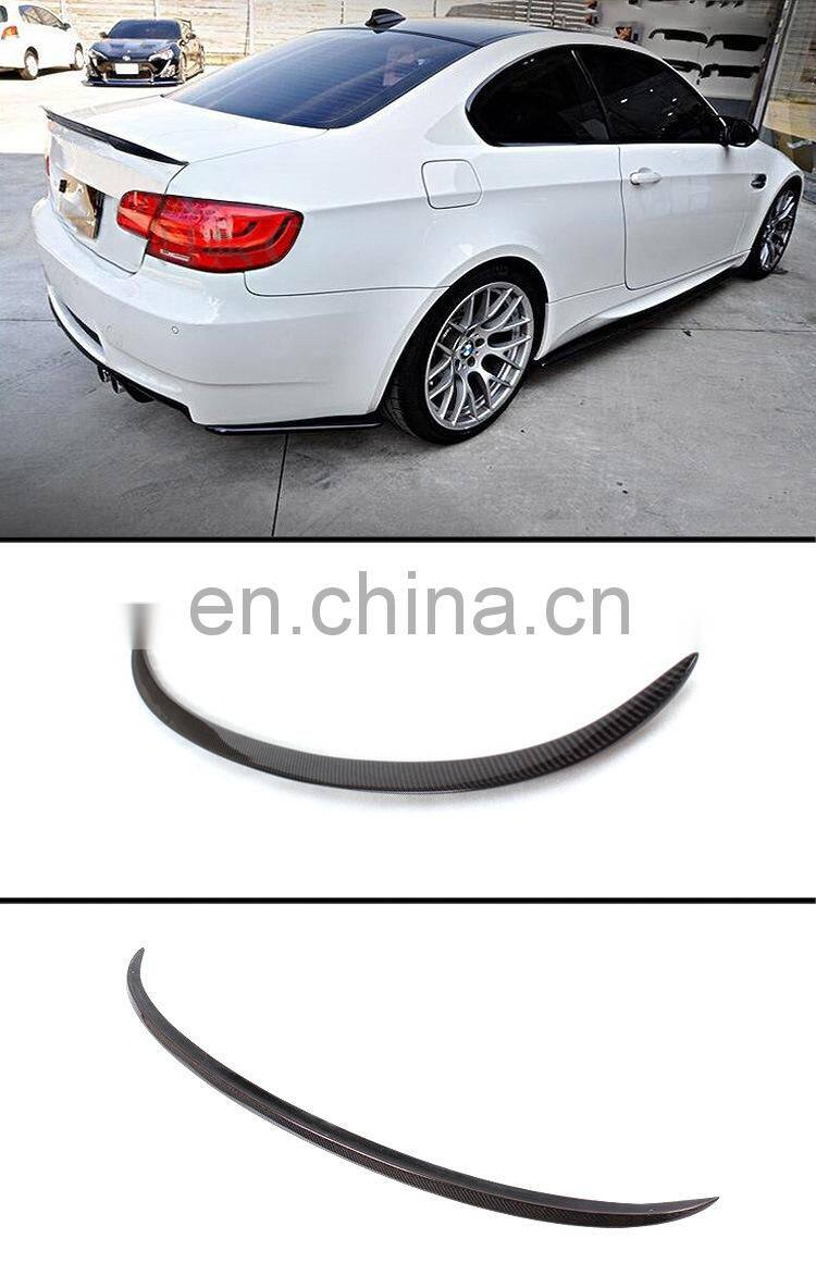 Runde Factory Outlet Carbon Fiber Car Body Parts Spoiler For BMW 3-series E90 M3 Style Rear Wing