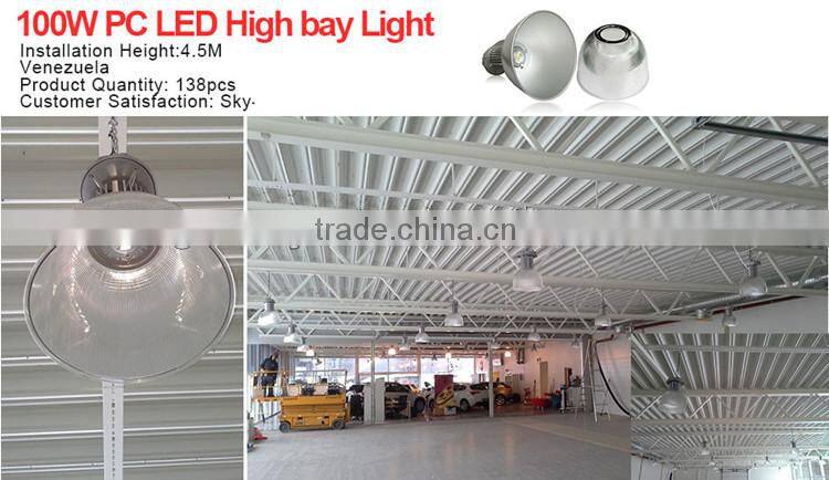 Super Bright Bridgelux chip cob high bay led with meanwell driver