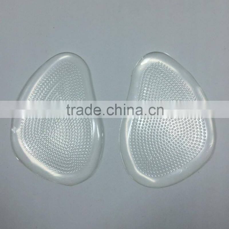 High heels silicone gel forefoot pad Footcare Pu Gel Massage Anti-slip Pad Forefoot Cushion