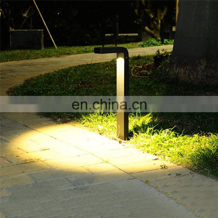 Outdoor Garden Pathway Pole Bollard Light Aluminum Landscape Courtyard Villa Lawn Lamps Park Street Porch Pillar Light