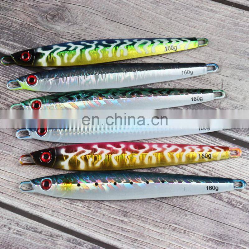 JOHNCOO Saltwater 160g 200g Luminous Reaction Metal Jigs Jigging Fishing Lure