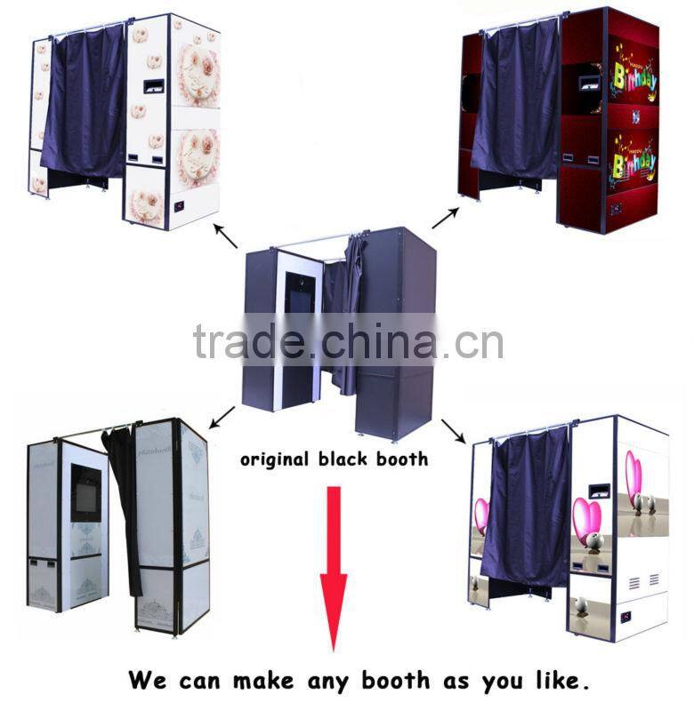 2016 Portable Photo Booth Green Screen 3D Magic