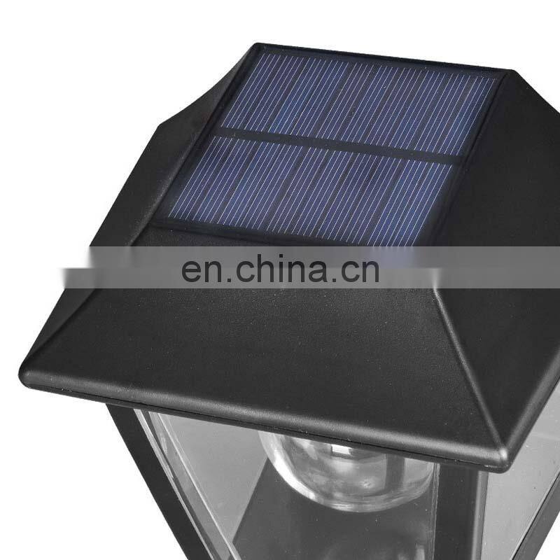 Waterproof Outdoor Sensor Garden Wall Plastic Led Solar Lamp