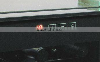 23L/12 bottles single zone metal thermoelectric wine cooler/ wine refrigerator LED display BCW-23B