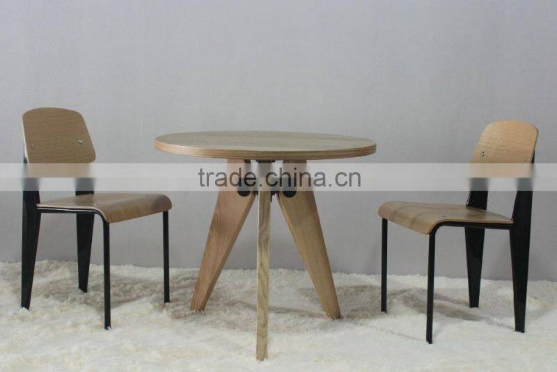 Replica powder coated frame plywood European style Jean Prouve standard chair,standard dining chair, Prouve Style Standard Chair