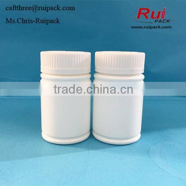 120cc black PET plastic bottle manufacturer Plastic pharmaceutical tablet bottle with flip top cap, Plastic bottle for tablets