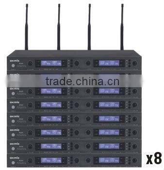 OK-8004 UHF/PLL 4 Channel wirelesss microphone system