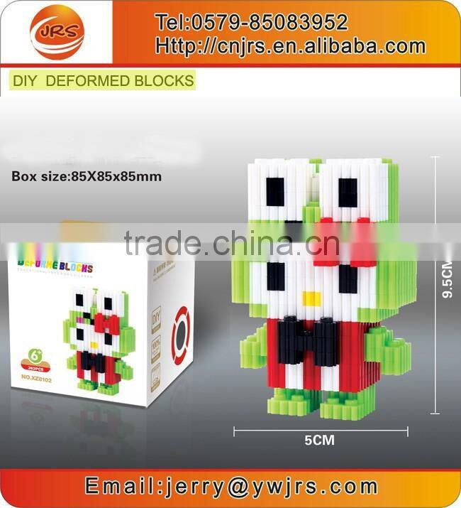 Most popular COGO plastic educational building blocks KT series cartoon models