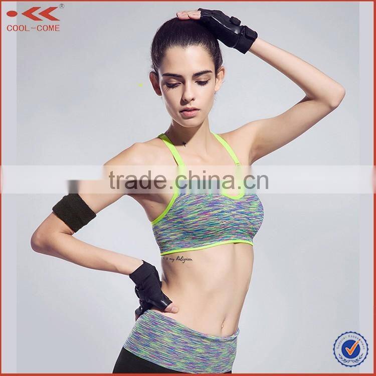 Top quality best yoga sports bra girls tube sexy bra wholesale