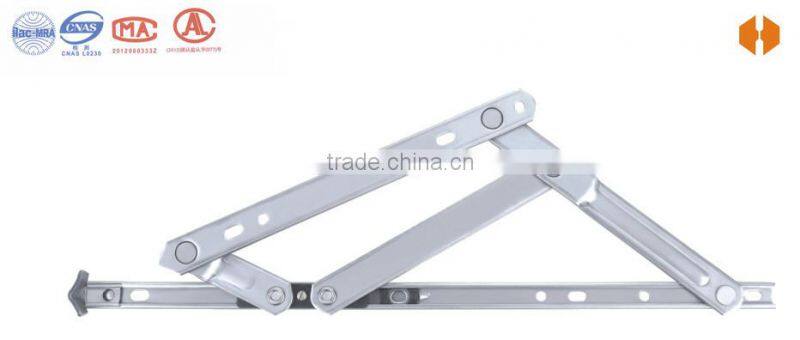 Aluminium window accessorries polished 13.5mm width square groove stainless steel 5 bar aluminium window friction stay