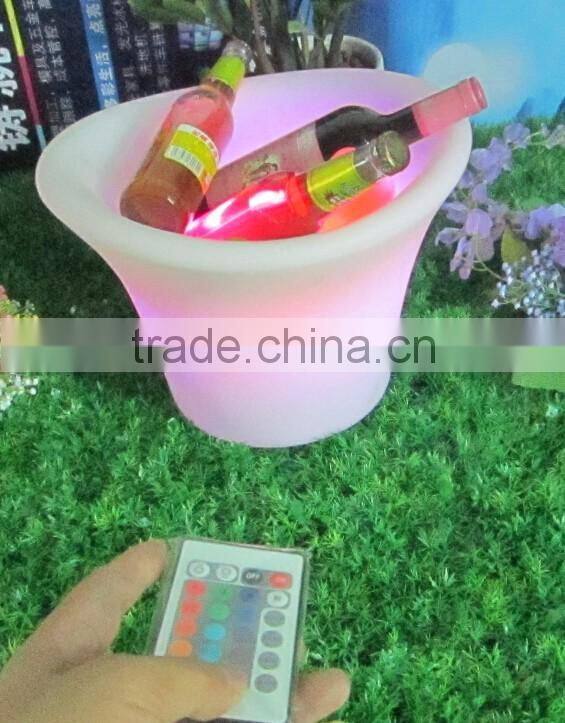 Bar Ice bucket with LED lights remote control